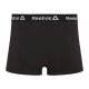 Reebok Herren Boxershorts, 2 Stück, elastischer Taillenbund mit Brandlogo (Schwarz, 7/XL) - B-Ware neuwertig