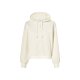 esmara® Damen Sweatjacke, mit Baumwolle (Weiß, S (36/38)) - B-Ware neuwertig