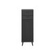 LIVARNO Home Bad-Seitenschrank, in Wellenoptik, anthrazit - B-Ware sehr gut