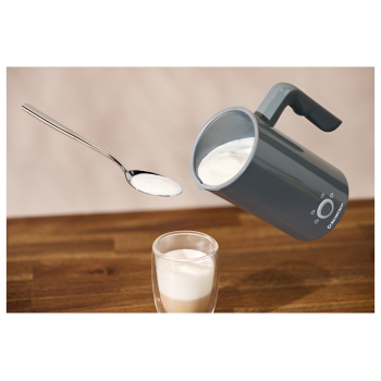 SILVERCREST® Milchaufschäumer »SMSP 500 A1«, mit 4 auswählbaren Programmen (Grau) - B-Ware neuwertig
