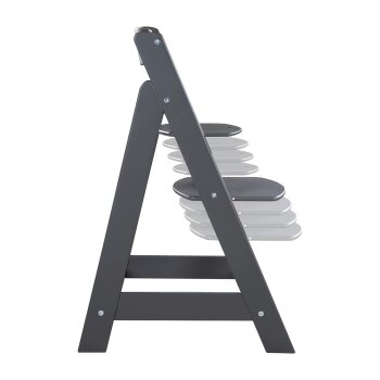 roba Sit Up Flex Treppenhochstuhl, anthrazit - B-Ware Transportschaden