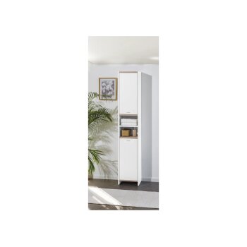 LIVARNO home Badezimmer-Hochschrank, weiß - B-Ware neuwertig