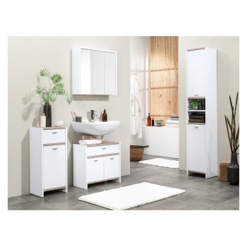 LIVARNO home Badezimmer-Hochschrank, weiß - B-Ware neuwertig
