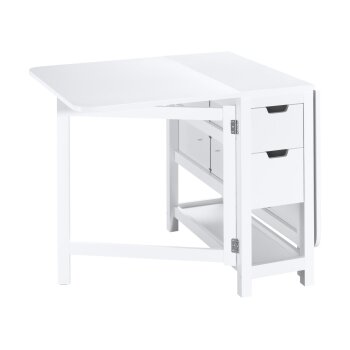 LIVARNO home Klapptisch, mit Schubkasten - B-Ware Transportschaden Kosmetisch