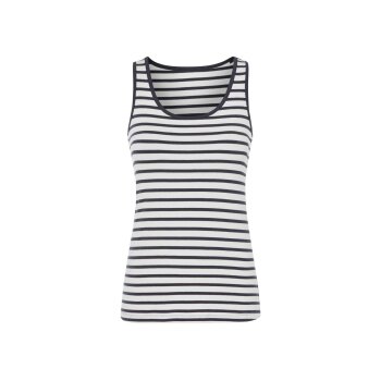 Esmara® Damen Tanktop mit Bio-Baumwolle, 2-teilig, (M,(40/42)), weiß - B-Ware neuwertig