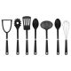 SILVERCREST® Küchenutensilien, schwarz - B-Ware neuwertig