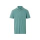 LIVERGY® Herren Poloshirt mit Leinen, mit Knopfleiste (Türkis, M (48/50)) - B-Ware neuwertig