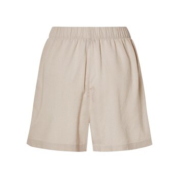 esmara® Damen Shorts, mit Leinen (Beige, 44) - B-Ware neuwertig