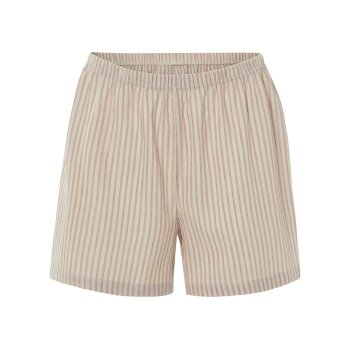 esmara® Damen Pyjama mit Leinen (Beige, M(40/42)) - B-Ware neuwertig