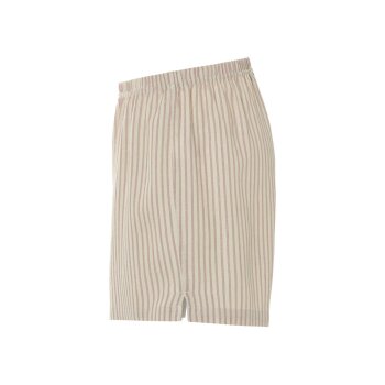 esmara® Damen Pyjama mit Leinen (Beige, M(40/42)) - B-Ware neuwertig