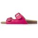 esmara® Damen Pantoletten mit Lederdecksohle (Pink, 41) - B-Ware neuwertig