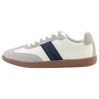 LIVERGY® Herren Sneaker mit Leder (Weiß, 43) - B-Ware neuwertig