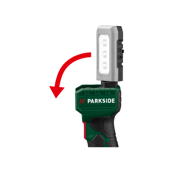 PARKSIDE® Akku-Arbeitsleuchte, ohne Akku und Ladegerät, LED-Handlampe PLHLA 20 Li C1 - B-Ware neuwertig