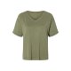 esmara® Damen Leinenshirt, leger geschnitten (olive, XS(32/34)) - B-Ware neuwertig
