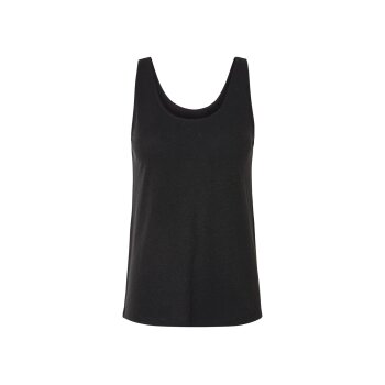 esmara® Damen Leinen-Top / Leinen-Spaghettitop (Schwarz, M(40/42)) - B-Ware neuwertig