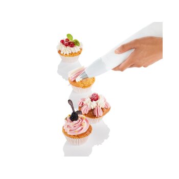 LIVARNO home Backhelfer mit Edelstahl (Spritzbeutel-Set) - B-Ware neuwertig