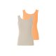 esmara® Damen Tops, 2 Stück, in modischer Ripp-Qualität - B-Ware