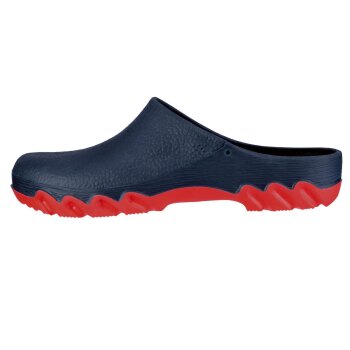 PARKSIDE® Damen Gartenclogs, widerstandsfähige Profil-Laufsohle (marine/rot, 36/37) - B-Ware sehr gut