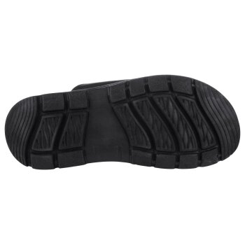 LIVERGY® Herren Pantoletten, in Veloursoptik (Schwarz, 42) - B-Ware neuwertig