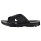 LIVERGY® Herren Pantoletten, in Veloursoptik (Schwarz, 42) - B-Ware neuwertig