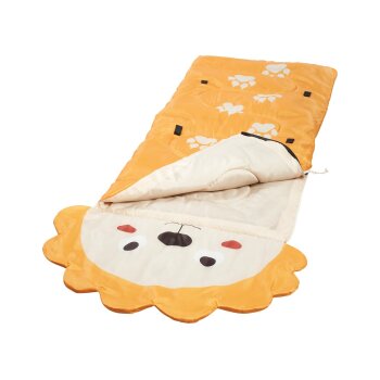 CRIVIT Kinder-Schlafsack, zweistufig größenverstellbar (Löwe) - B-Ware neuwertig