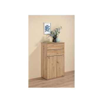 LIVARNO home Kommode, aus Artisan-Eichen-Nachbildung -...