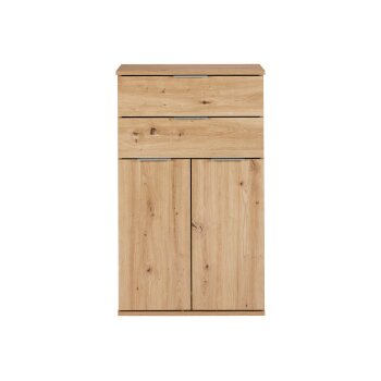 LIVARNO home Kommode, aus Artisan-Eichen-Nachbildung - B-Ware Transportschaden
