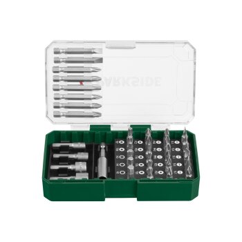 PARKSIDE® HSS-Spiralbohrer-Set / Steinbohrer-Set / Holzbohrer-Set / Bitschrauber-Set (Bitschrauber Set 37tlg.) - B-Ware neuwertig