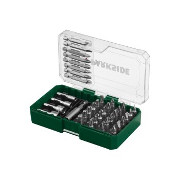 PARKSIDE® HSS-Spiralbohrer-Set / Steinbohrer-Set / Holzbohrer-Set / Bitschrauber-Set (Bitschrauber Set 37tlg.) - B-Ware neuwertig