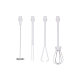 SILVERCREST® Mini-Handmixer-Set, mit 4 Aufsätzen - B-Ware neuwertig