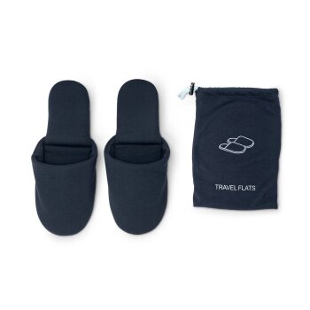 Tchibo Reise Hausschuhe, 36/37, blau - B-Ware neuwertig