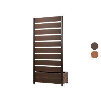 dobar WPC Pflanzkasten mit Rankgitter, L 72 x B 33 x H...