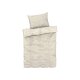 LIVARNO home Renforcé Bettwäsche-Set, 140 x 200 cm, 70 x 90 cm, 4-teilig, gemustert beige - B-Ware sehr gut