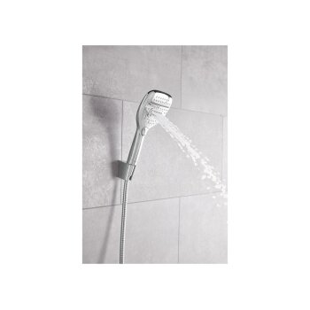 LIVARNO home Multifunktionsbrause-Set, mit Wasserspardichtung, eckig - B-Ware neuwertig