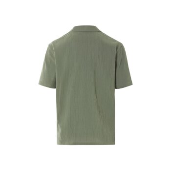LIVERGY® Herren Resortshirt, mit durchgehender Knopfleiste (Khaki, L (41/42)) - B-Ware neuwertig