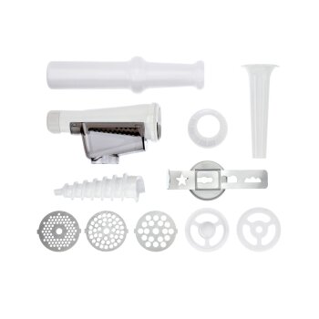 SILVERCREST® KITCHEN TOOLS Elektrischer Fleischwolf SFWT 400 A1, mit Tomatenpassierer-Aufsatz - B-Ware gut