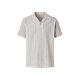esmara® Men Herren Leinenhemd, leger geschnitten (Streifen/beige, XL (43/44)) - B-Ware neuwertig