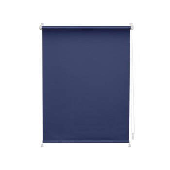 Lichtblick Rollo Klemmfix, ohne Bohren, verspannt, Verdunkelung, ab 45 x 150 cm (Blau, 45 x 150 cm) - B-Ware sehr gut