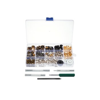 PARKSIDE® Lochzangen-Druckknopf-Set, 358-teilig - B-Ware gut