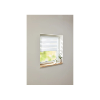 LIVARNO home Duo-Rollo, 80 x 150 cm, mit transparenten und blickdichten Segmenten - B-Ware sehr gut
