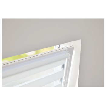 LIVARNO home Duo-Rollo, 80 x 150 cm, mit transparenten und blickdichten Segmenten - B-Ware sehr gut