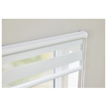 LIVARNO home Duo-Rollo, 80 x 150 cm, mit transparenten und blickdichten Segmenten - B-Ware sehr gut