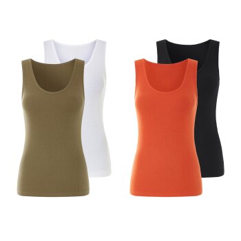 esmara® Damen Tops, 2 Stück, in modischer...