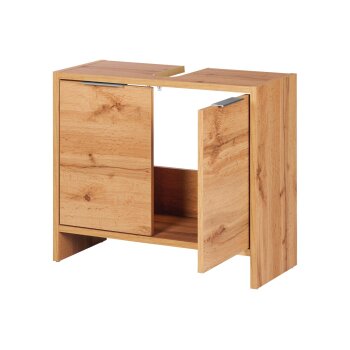 LIVARNO home Waschbeckenunterschrank Verona, Wotan-Eiche-Nachbildung - B-Ware neuwertig