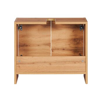 LIVARNO home Waschbeckenunterschrank Verona, Wotan-Eiche-Nachbildung - B-Ware neuwertig