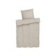 LIVARNO home Musselin-Bettwäsche, 155 x 220 cm (Beige) - B-Ware sehr gut