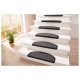 LIVARNO HOME Premium-Stufenmatten-Set, 15-teilig (Grau) - B-Ware neuwertig