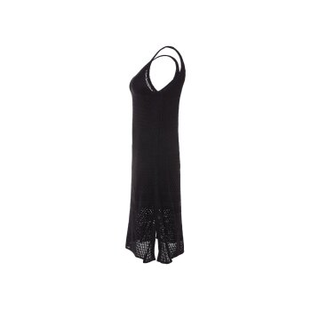 ESMARA® Damen Häkelkleid, figurbetont geschnitten (Schwarz, L(44/46)) - B-Ware neuwertig