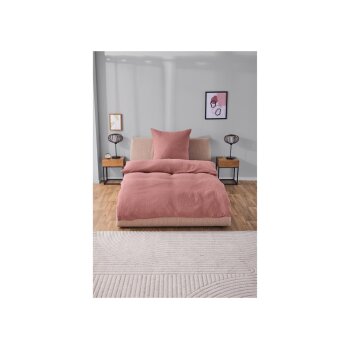 LIVARNO home Bettwäsche, aus Musselin, 155 x 220 cm - B-Ware