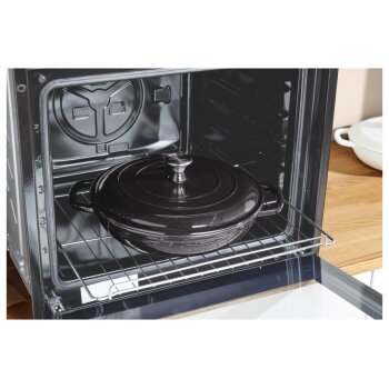 SILVERCREST® Gusseisenservierpfanne 30cm / 3,7 Liter (Schwarz) - B-Ware neuwertig
